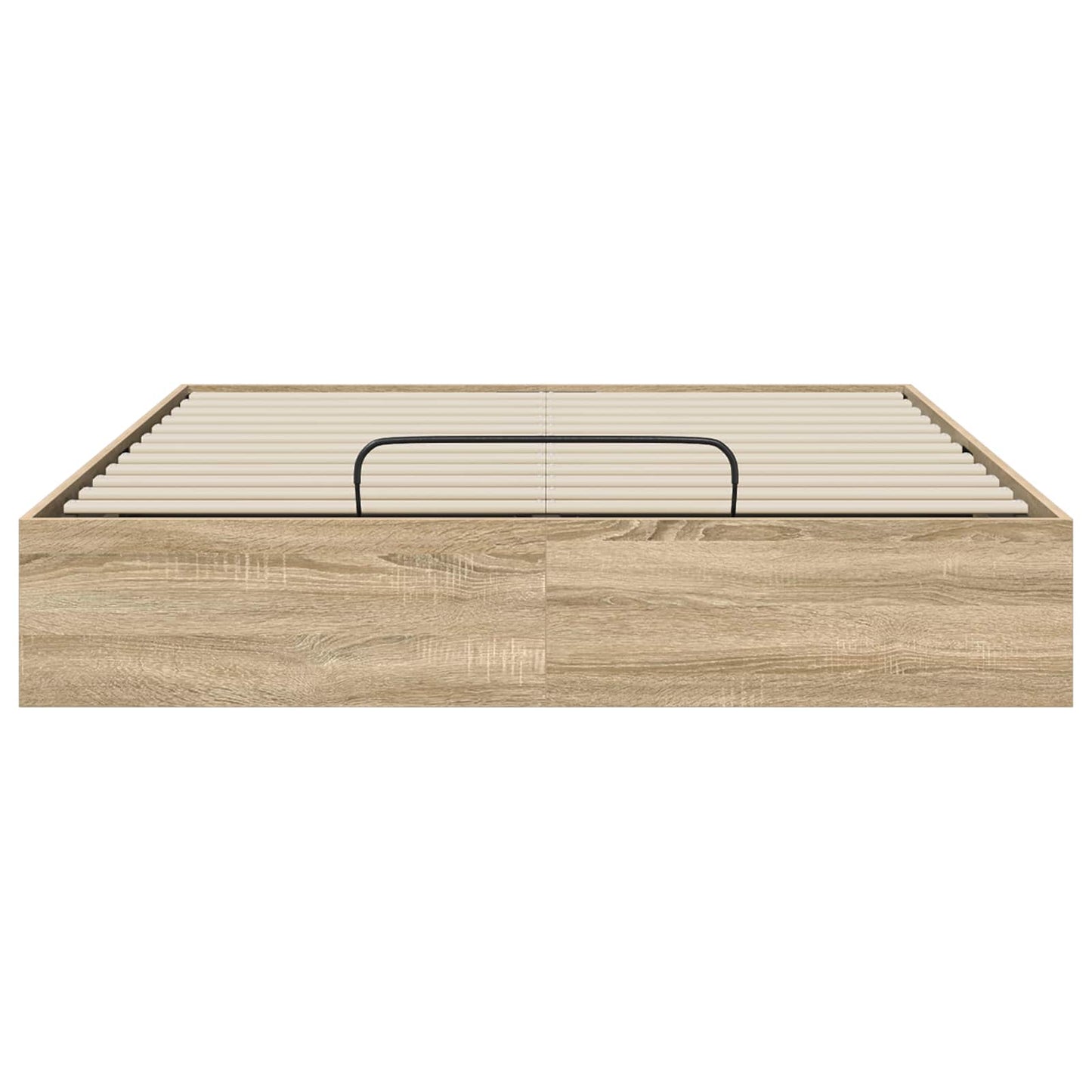 vidaXL Ottoman Bed Frame Sonoma Oak 193 x 140 x 25 cm Engineered Wood