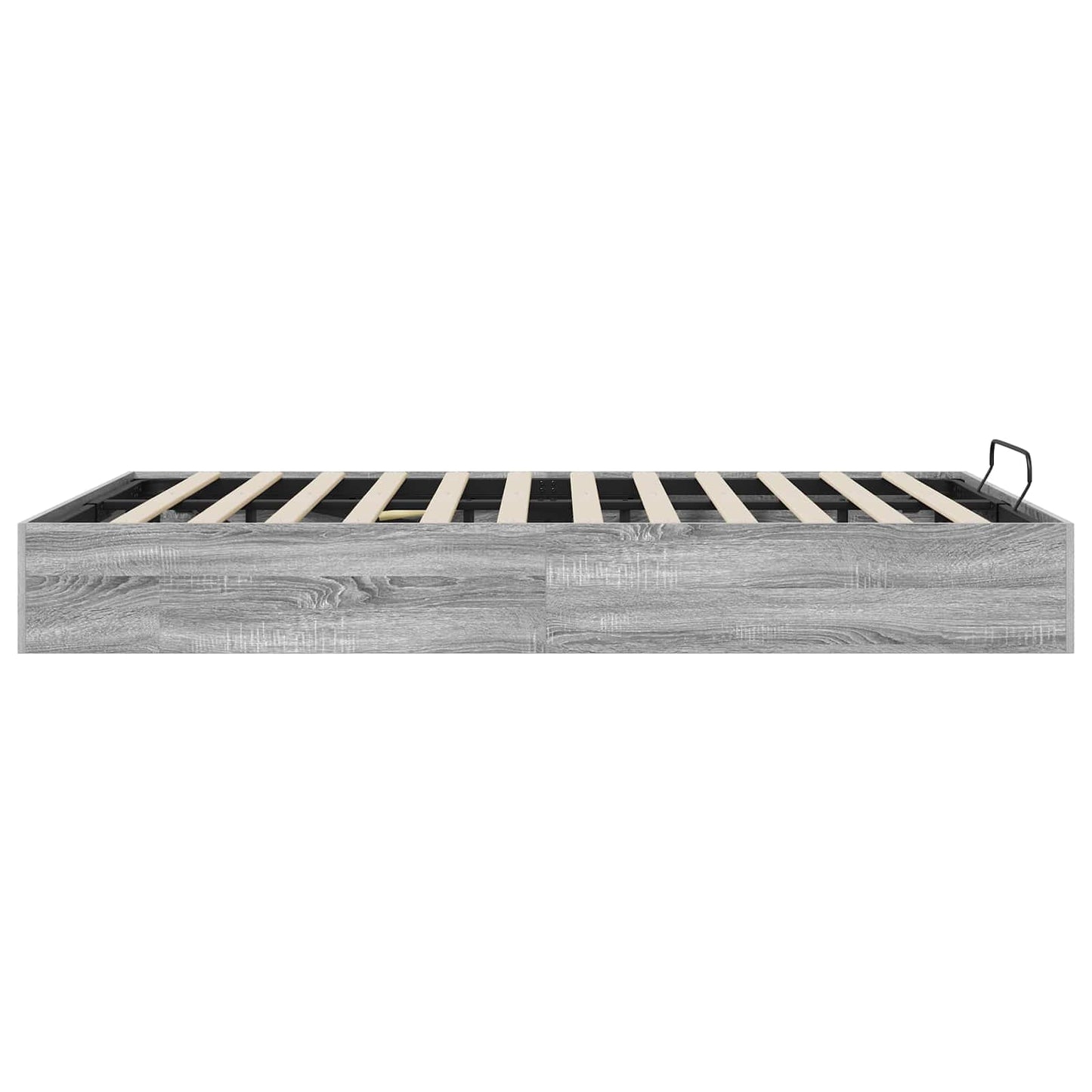 vidaXL Ottoman Bed Frame Grey Sonoma 193 x 135 x 25 cm Engineered Wood