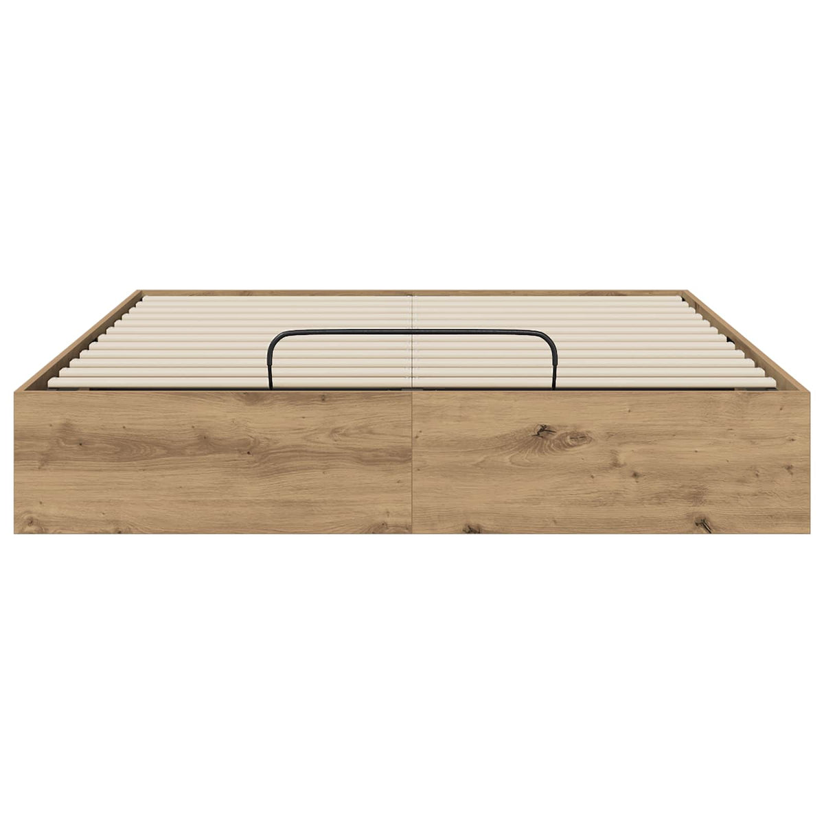 vidaXL Ottoman Bed Frame Artisan Oak 135 x 190 cm Engineered Wood