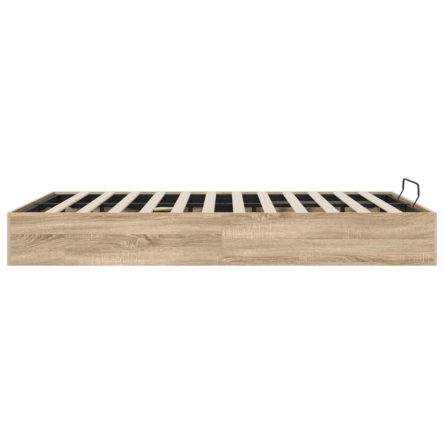 vidaXL Ottoman Bed Frame Sonoma Oak 193 x 120 x 25 cm Engineered Wood