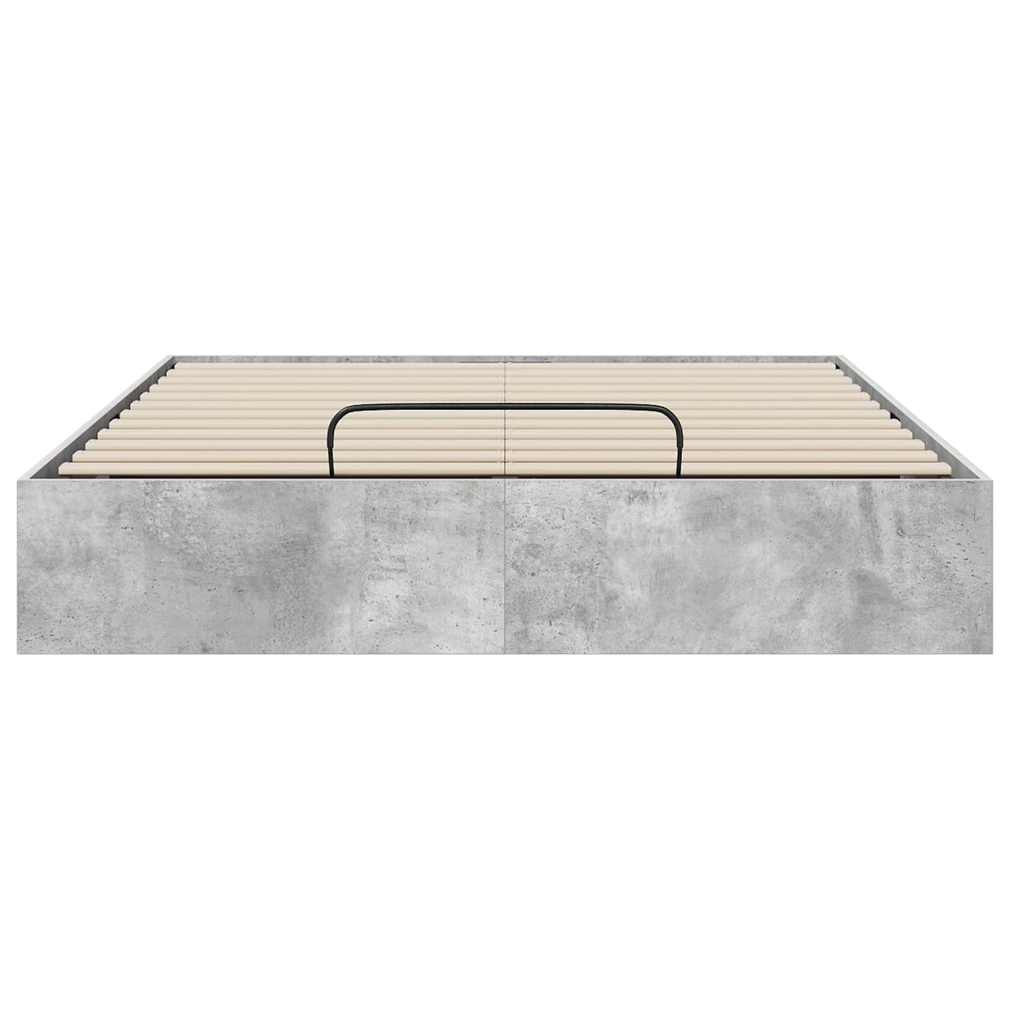 vidaXL Ottoman Bed Frame Concrete Grey 120 x 190 cm Engineered Wood