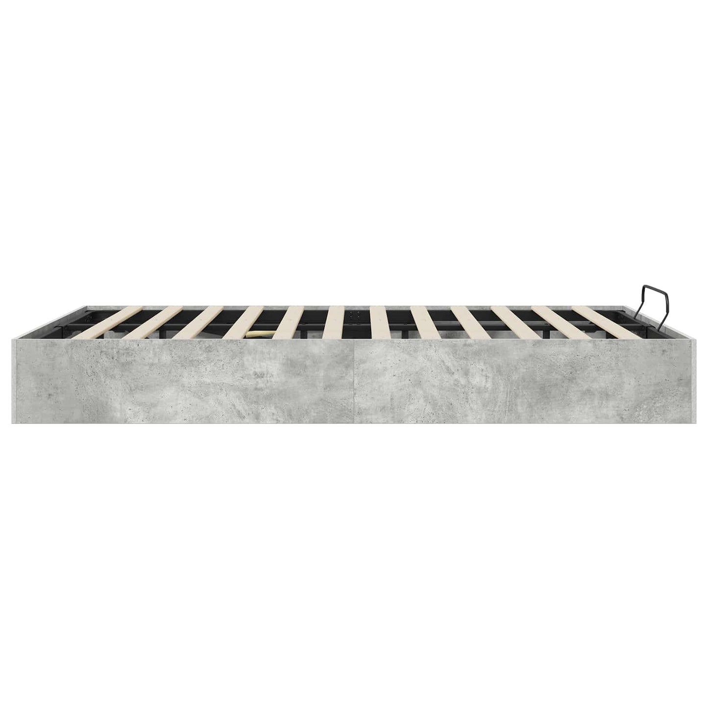vidaXL Ottoman Bed Frame Concrete Grey 120 x 190 cm Engineered Wood