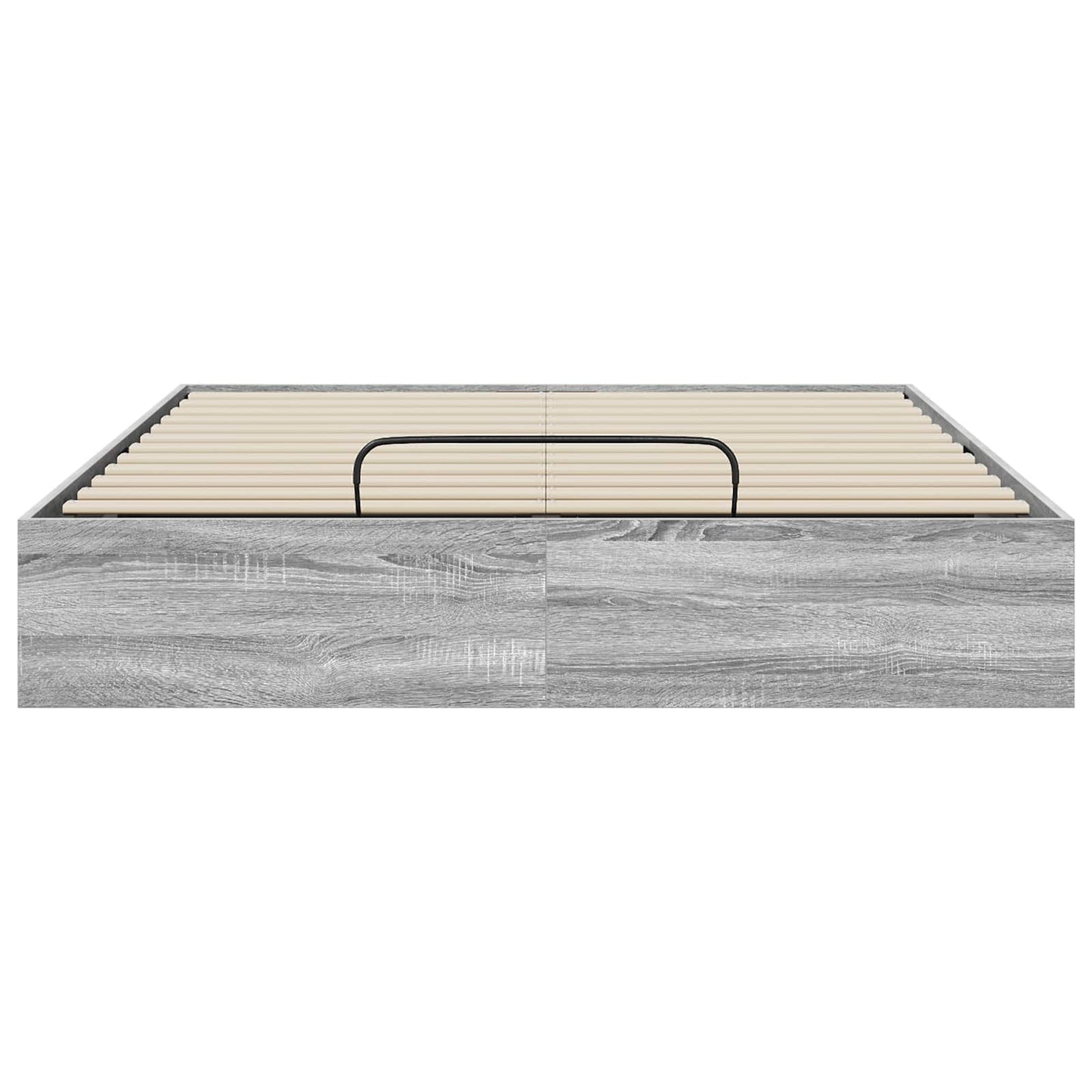 vidaXL Ottoman Bed Frame Grey Sonoma 193 x 120 x 25 cm Engineered Wood