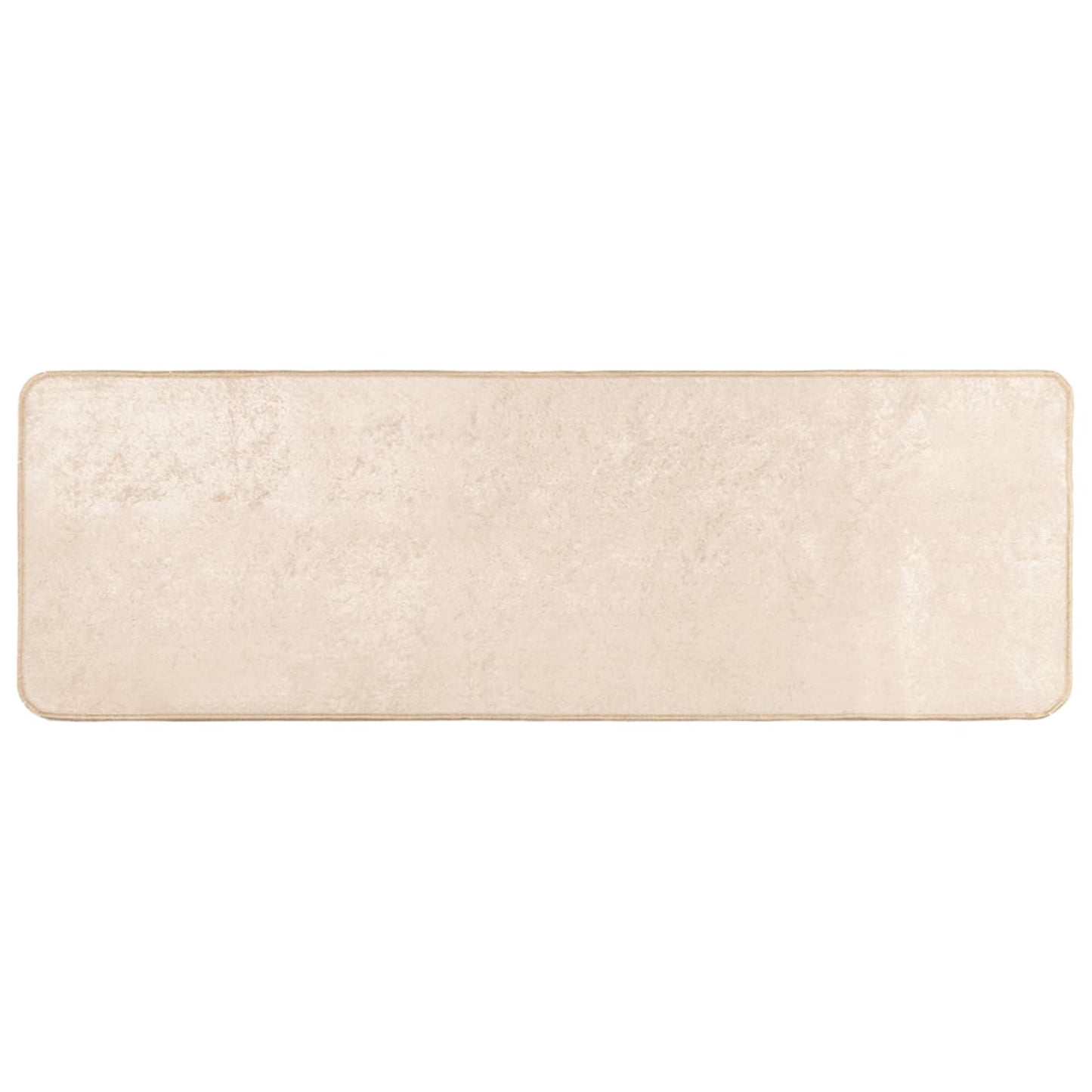 vidaXL Rug Runner MARSA Cream 50 x 150 cm Polyester and PVC