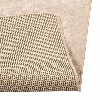 vidaXL Rug Runner MARSA Cream 50 x 250 cm Polyester and PVC