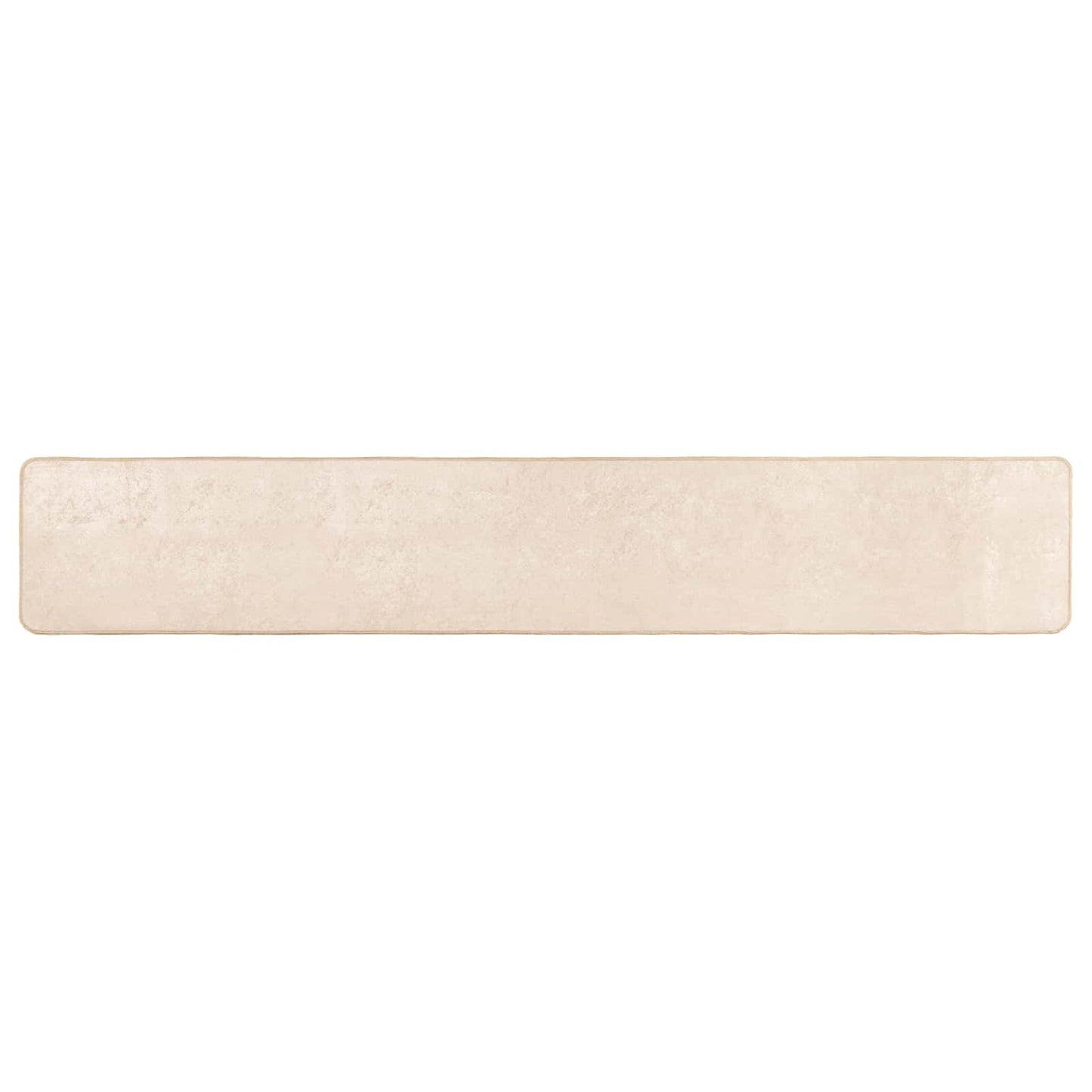 vidaXL Rug Runner MARSA Cream 50 x 250 cm Polyester and PVC