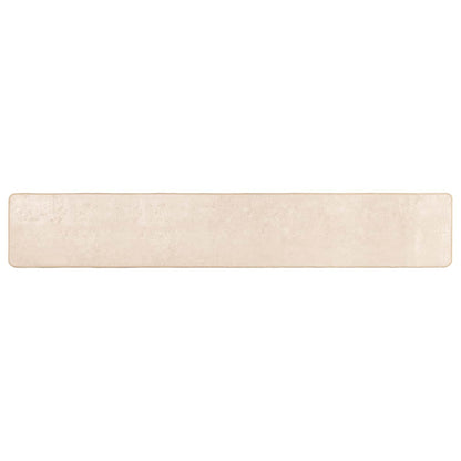 vidaXL Rug Runner MARSA Cream 50 x 300 cm Polyester and PVC