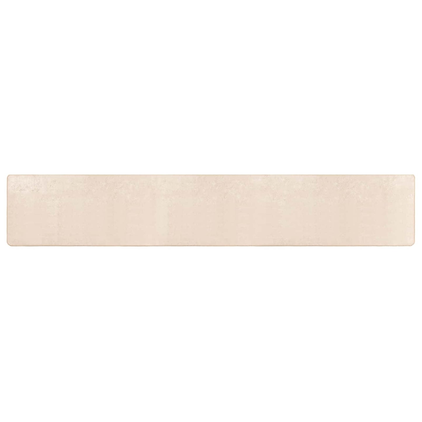 vidaXL Rug Runner MARSA Cream 50 x 450 cm Polyester and PVC