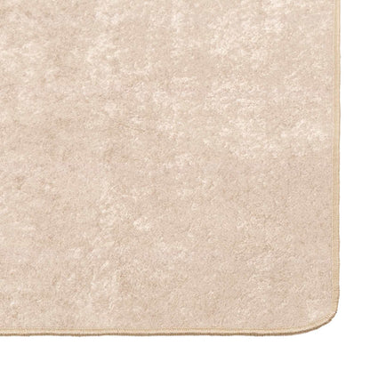 vidaXL Rug Runner MARSA Cream 80 x 200 cm Polyester and PVC