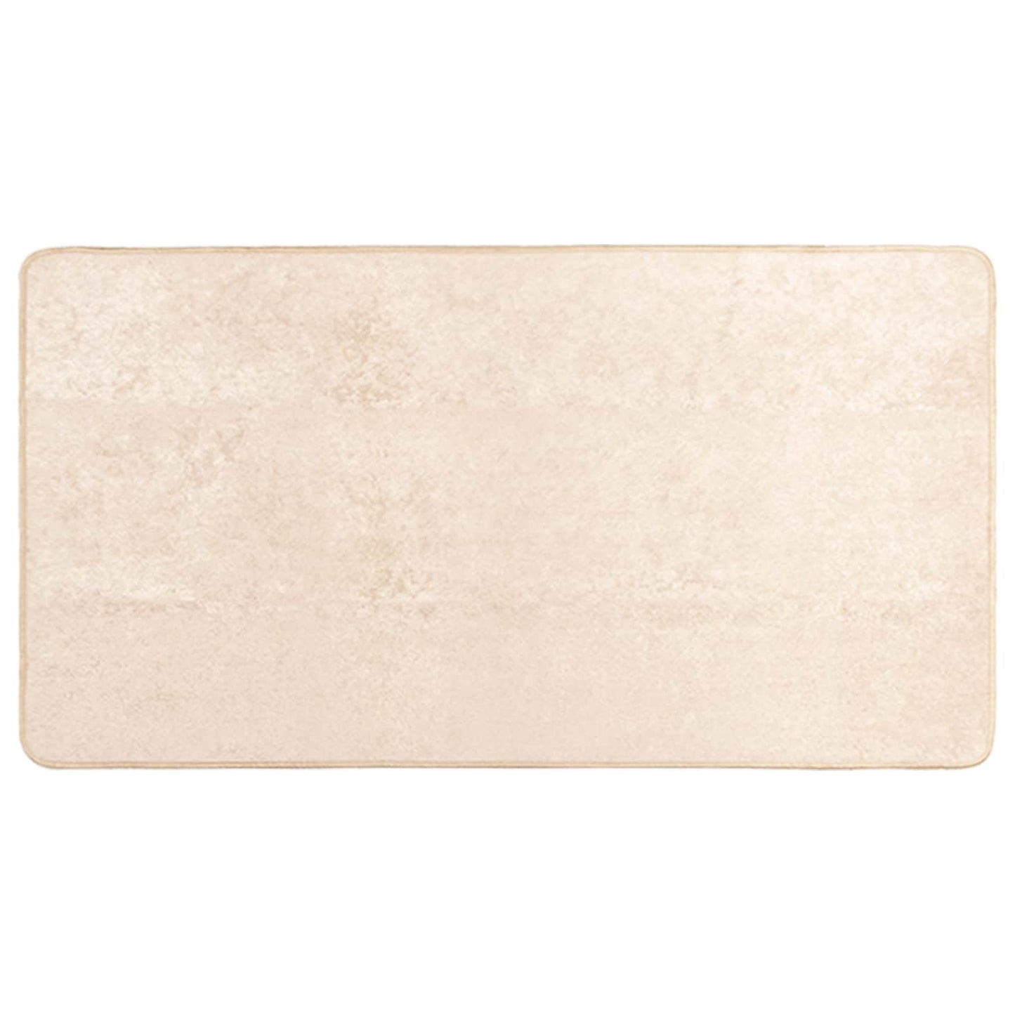 vidaXL Rug Runner MARSA Cream 80 x 200 cm Polyester and PVC