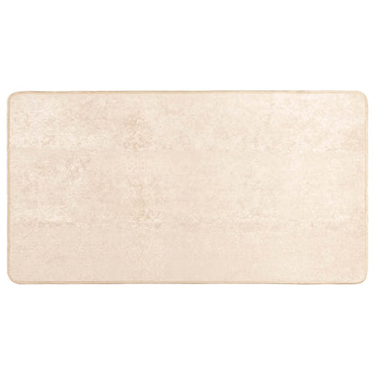 vidaXL Rug Runner MARSA Cream 80 x 200 cm Polyester and PVC