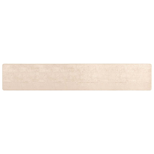 vidaXL Rug Runner MARSA Cream 80 x 400 cm Polyester and PVC