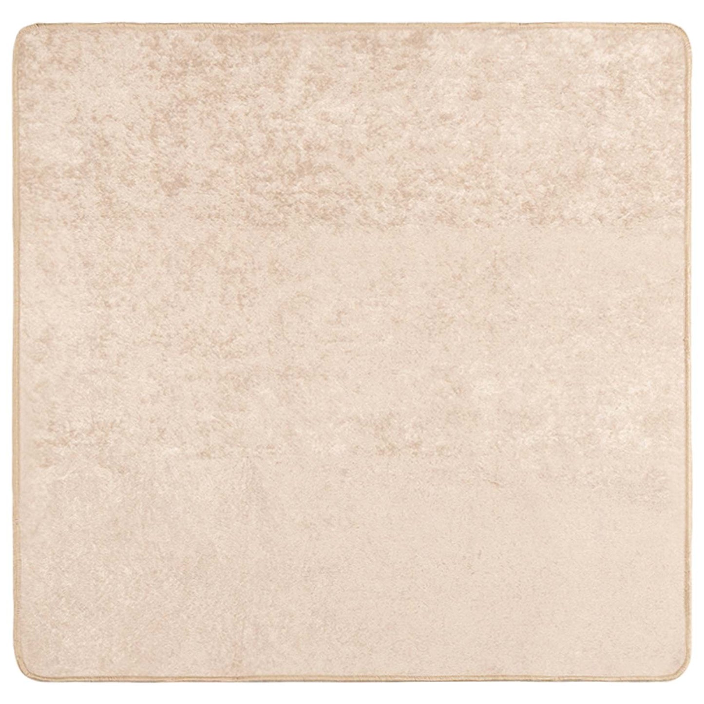vidaXL Rug Runner MARSA Cream 100 x 100 cm Polyester and PVC