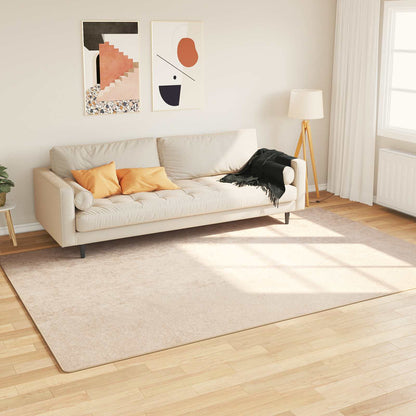vidaXL Rug Runner MARSA Cream 150 x 230 cm Polyester and PVC