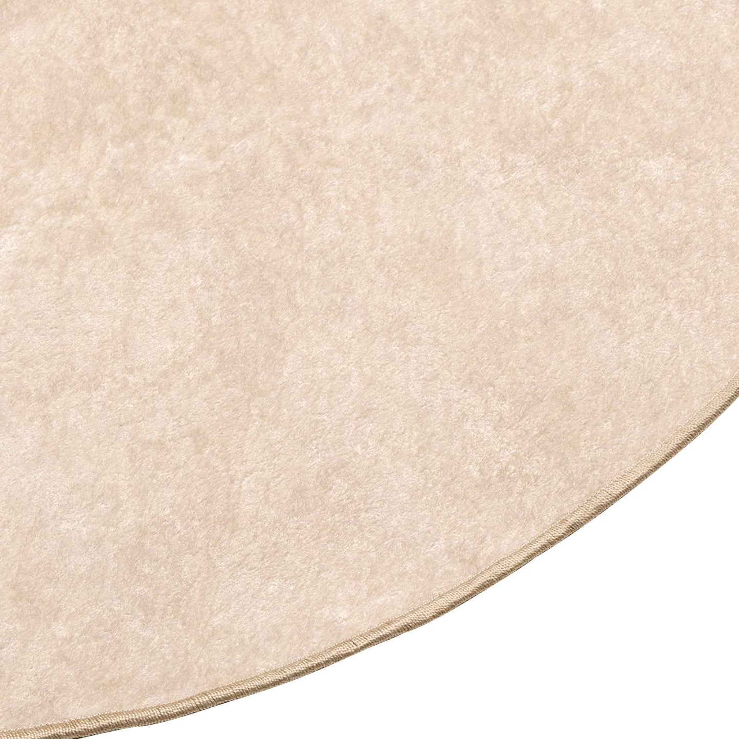 vidaXL Rug Runner MARSA Cream 120 x 120 cm Polyester and PVC