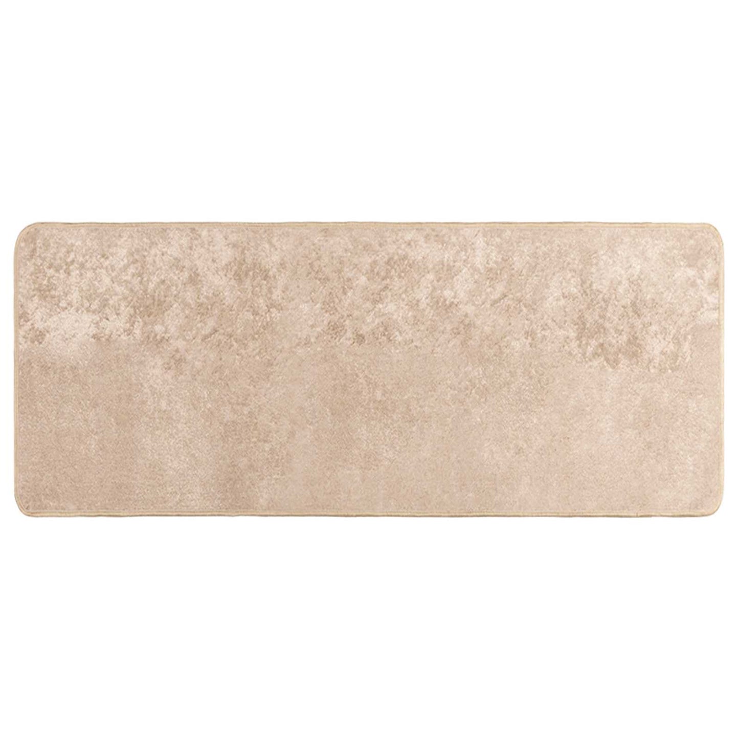 vidaXL Rug Runner MARSA Beige 50 x 100 cm Polyester and PVC
