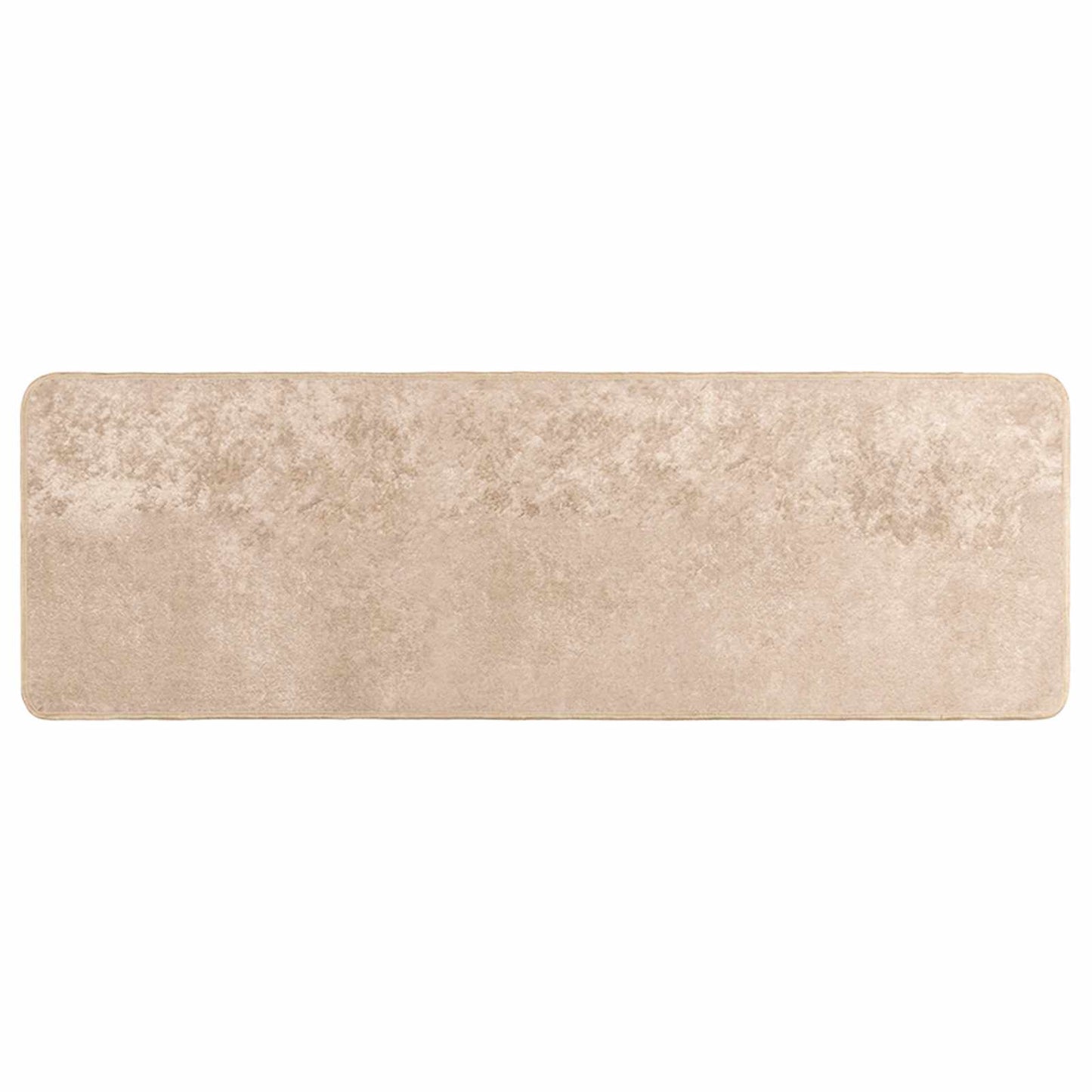 vidaXL Rug Runner MARSA Beige 50 x 150 cm Polyester and PVC