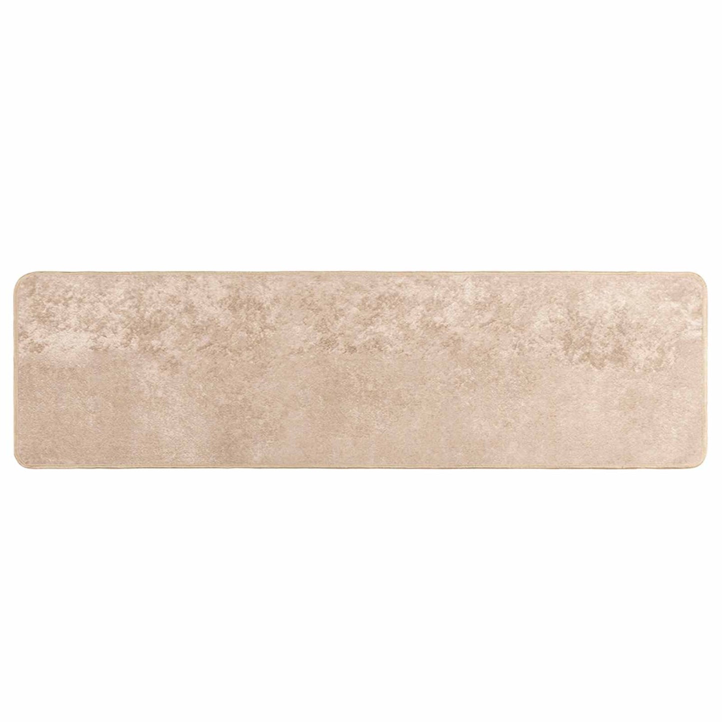vidaXL Rug Runner MARSA Beige 50 x 200 cm Polyester and PVC