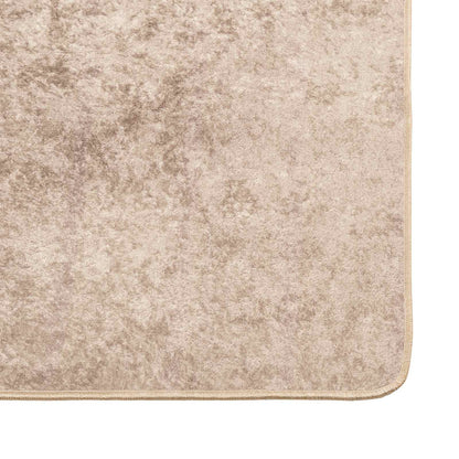 vidaXL Rug Runner MARSA Beige 50 x 300 cm Polyester and PVC