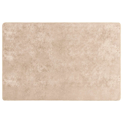 vidaXL Rug Runner MARSA Beige 120 x 170 cm Polyester and PVC