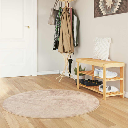 vidaXL Rug Runner MARSA Beige 120 x 120 cm Polyester and PVC