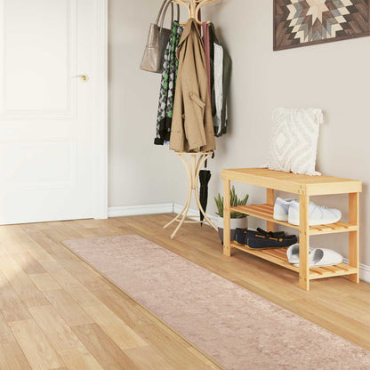 vidaXL Rug Runner MARSA Sand 50 x 350 cm Polyester and PVC