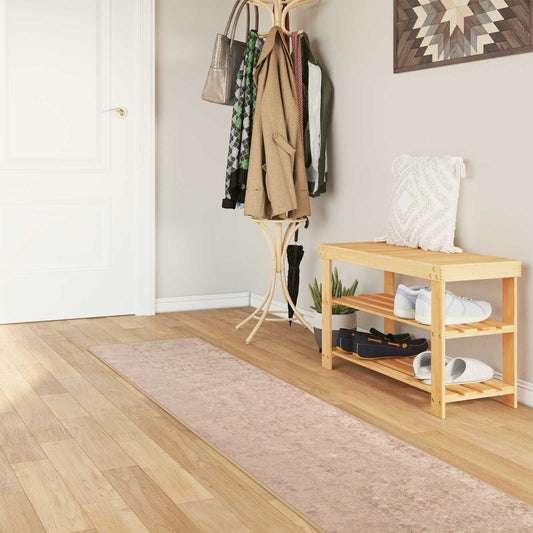 vidaXL Rug Runner MARSA Sand 50 x 350 cm Polyester and PVC