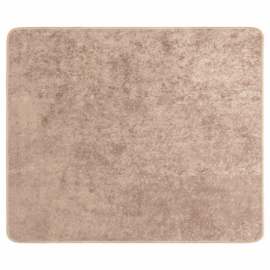vidaXL Rug Runner MARSA Sand 80 x 100 cm Polyester and PVC