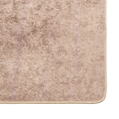vidaXL Rug Runner MARSA Sand 80 x 200 cm Polyester and PVC