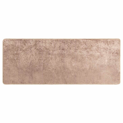 vidaXL Rug Runner MARSA Sand 80 x 200 cm Polyester and PVC