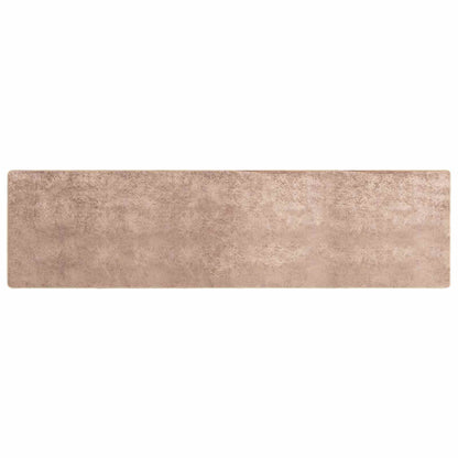 vidaXL Rug Runner MARSA Sand 80 x 300 cm Polyester and PVC