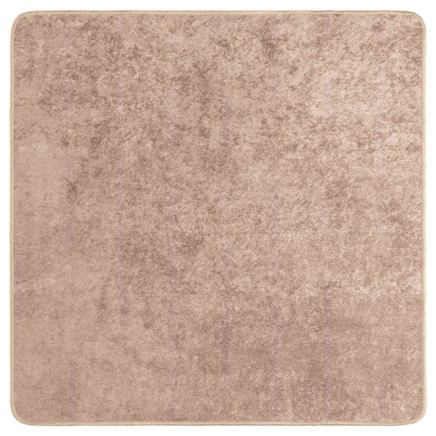 vidaXL Rug Runner MARSA Sand 100 x 100 cm Polyester and PVC