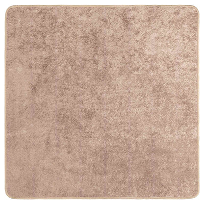 vidaXL Rug Runner MARSA Sand 100 x 100 cm Polyester and PVC