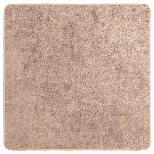 vidaXL Rug Runner MARSA Sand 100 x 100 cm Polyester and PVC