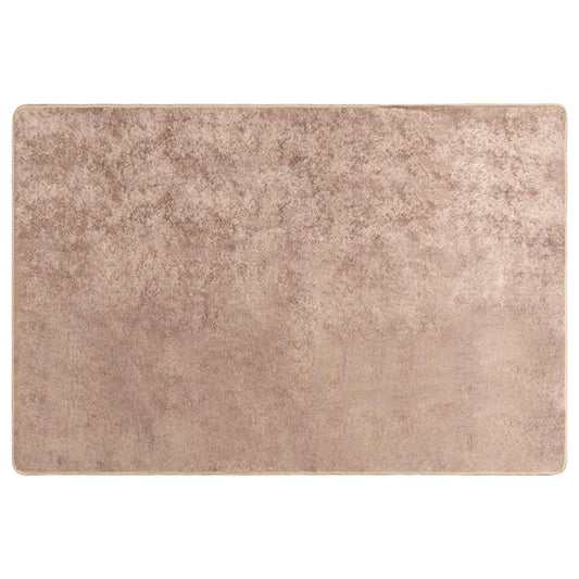 vidaXL Rug Runner MARSA Sand 100 x 150 cm Polyester and PVC