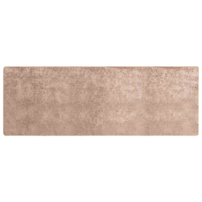 vidaXL Rug Runner MARSA Sand 100 x 250 cm Polyester and PVC