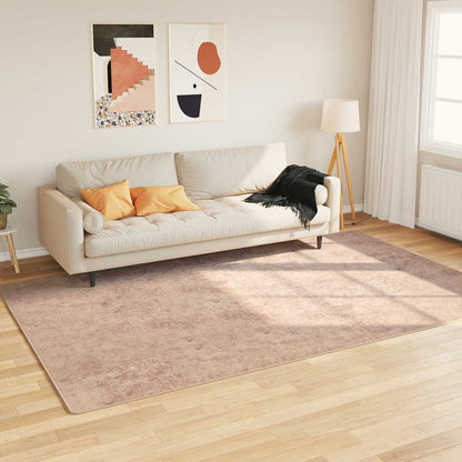 vidaXL Rug Runner MARSA Sand 150 x 230 cm Polyester and PVC