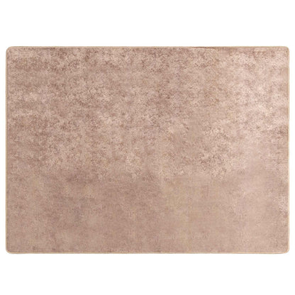 vidaXL Rug Runner MARSA Sand 300 x 400 cm Polyester and PVC