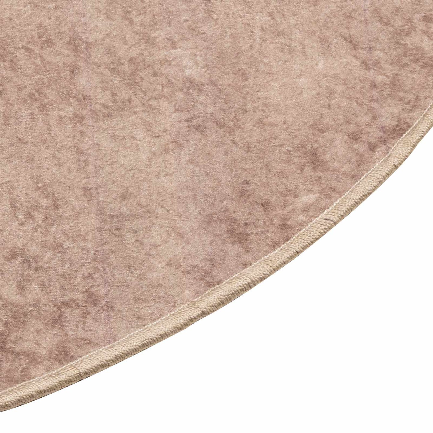 vidaXL Rug Runner MARSA Sand 120 x 120 cm Polyester and PVC