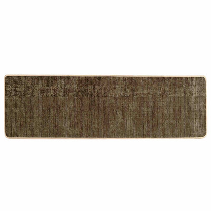vidaXL Rug Runner MARSA Forest Green 50 x 150 cm Polyester and PVC