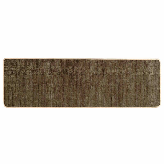 vidaXL Rug Runner MARSA Forest Green 50 x 150 cm Polyester and PVC