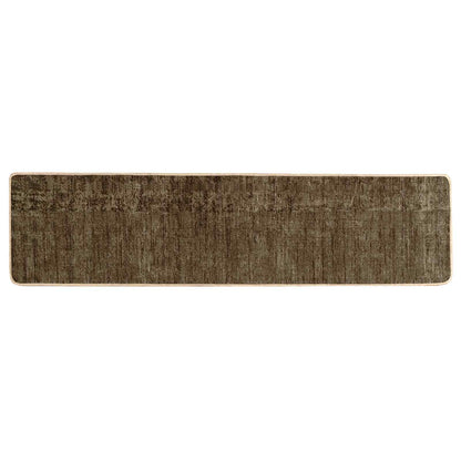 vidaXL Rug Runner MARSA Forest Green 50 x 450 cm Polyester and PVC