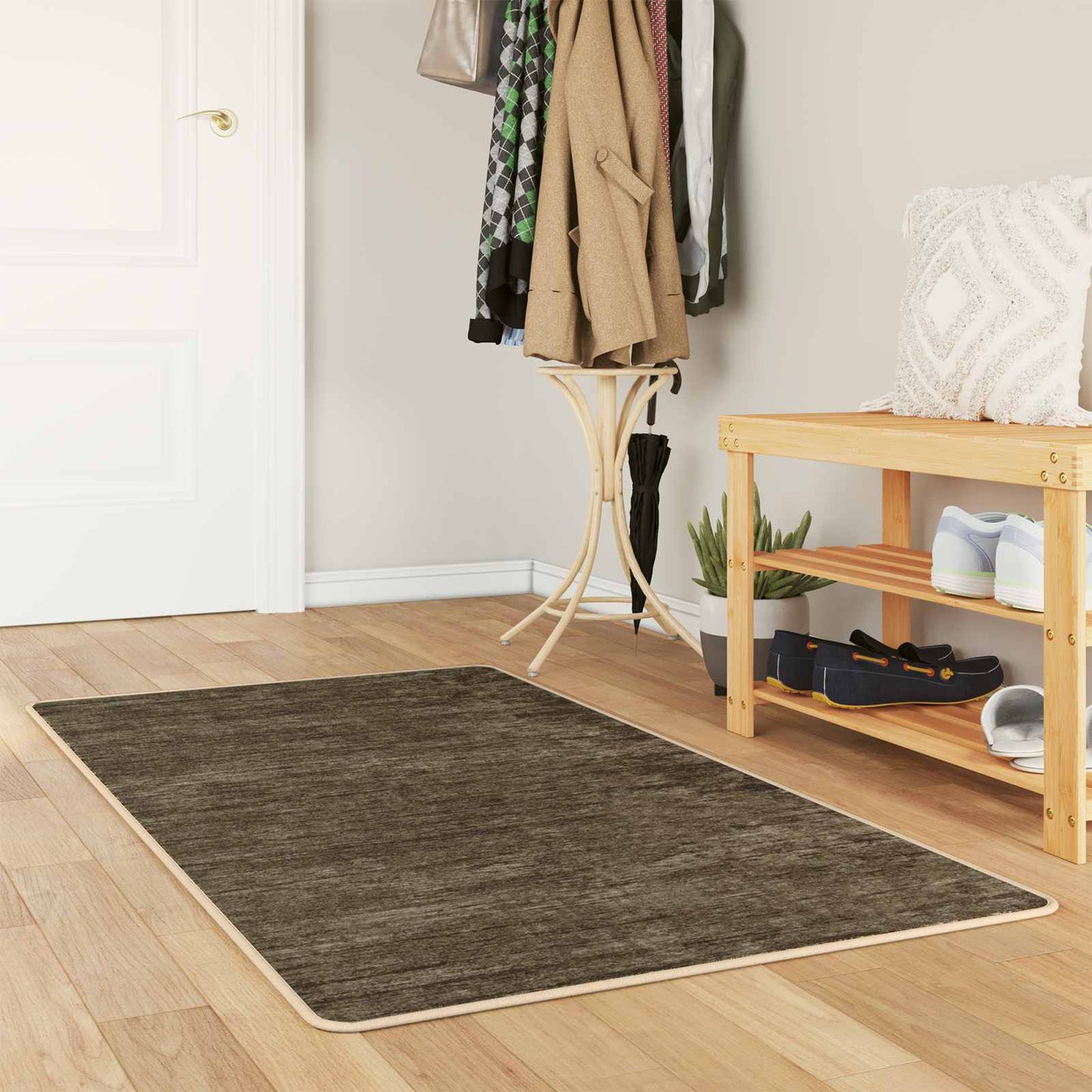 vidaXL Rug Runner MARSA Forest Green 80 x 150 cm Polyester and PVC
