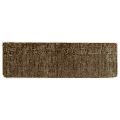 vidaXL Rug Runner MARSA Forest Green 80 x 250 cm Polyester and PVC