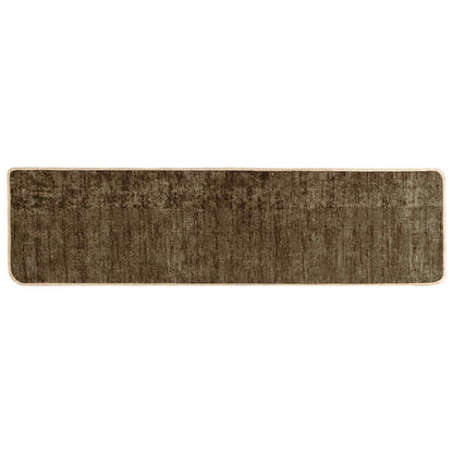 vidaXL Rug Runner MARSA Forest Green 80 x 350 cm Polyester and PVC