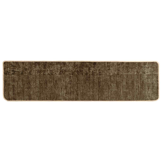 vidaXL Rug Runner MARSA Forest Green 80 x 400 cm Polyester and PVC