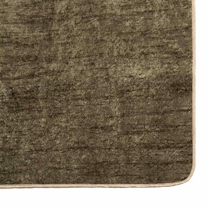 vidaXL Rug Runner MARSA Forest Green 100 x 150 cm Polyester and PVC
