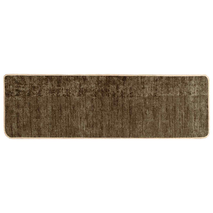 vidaXL Rug Runner MARSA Forest Green 100 x 300 cm Polyester and PVC
