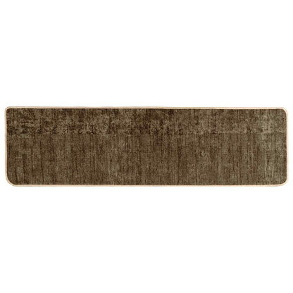 vidaXL Rug Runner MARSA Forest Green 100 x 400 cm Polyester and PVC