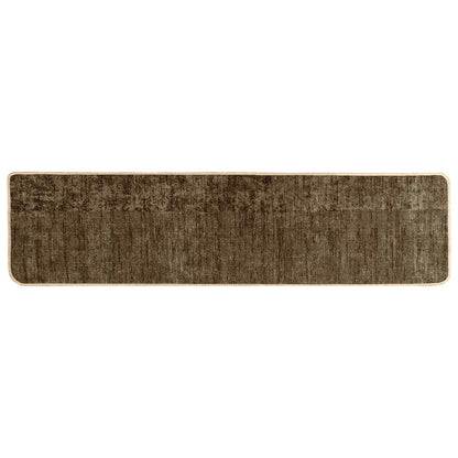 vidaXL Rug Runner MARSA Forest Green 100 x 450 cm Polyester and PVC